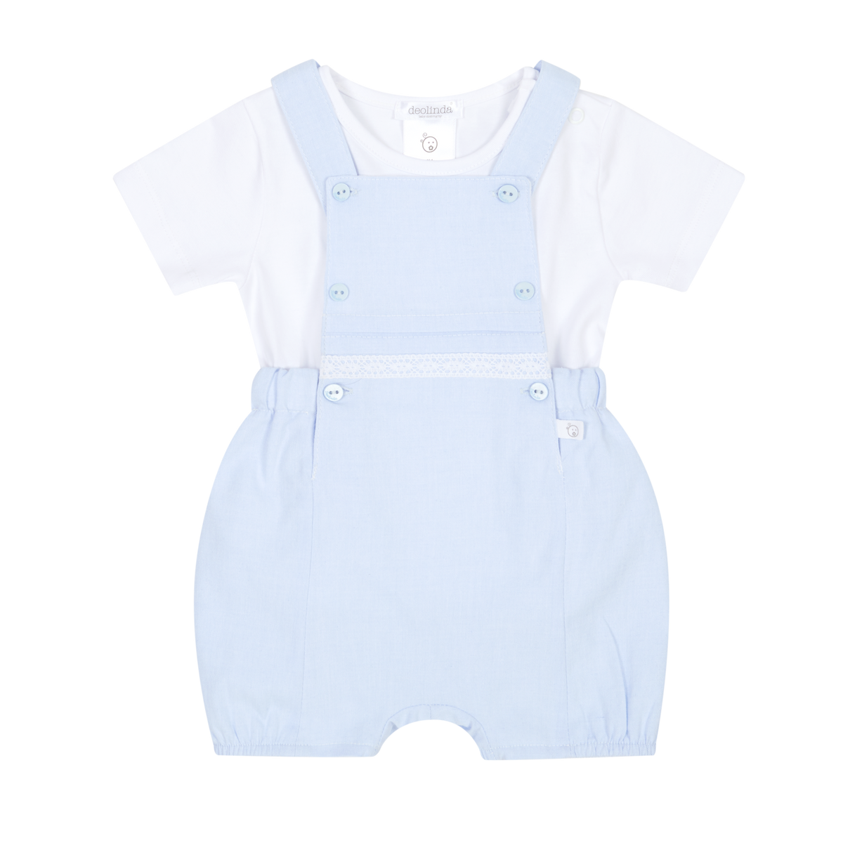 Deolinda 25705 Tino Blue Top and Shorts In Stock Now main image 1