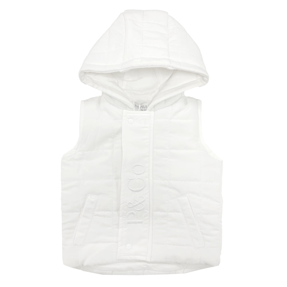 Pastels & Co Heston Gilet White – Liberty Rose