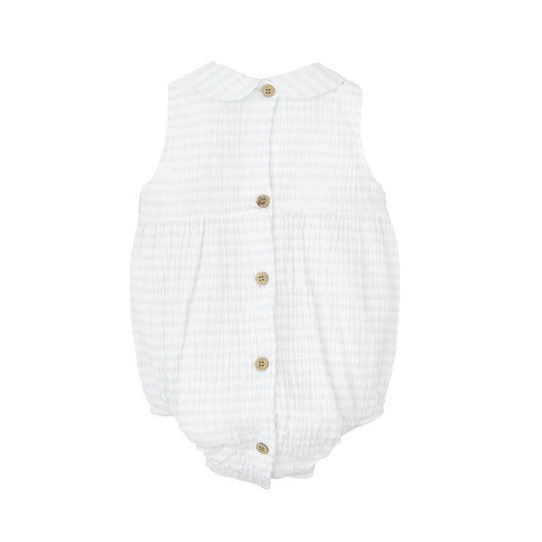 Babidu Sleeveless Romper Sky Blue