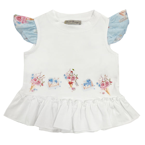Piccola Speranza T-Shirt & Legging Set Blue