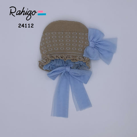 Rahigo Bonnet Blue/Camel