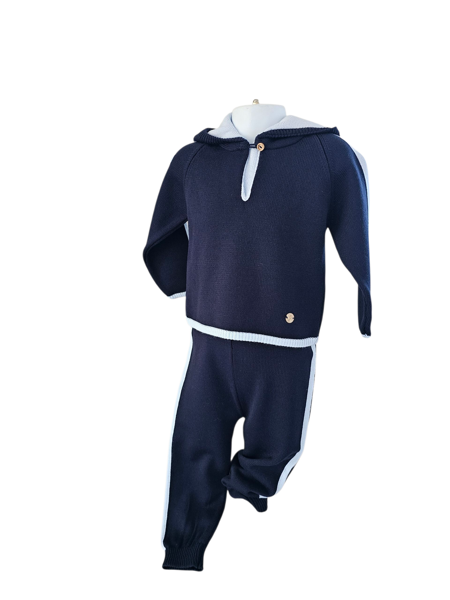 Granlei Navy blue hooded  2 Piece set