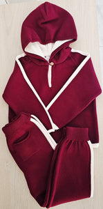 Granlei  Burgundy hooded  2 Piece set