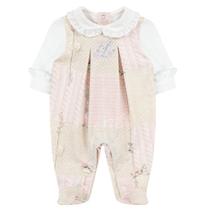 Lapin House Patchwork Sleepsuit