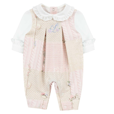 Lapin House Patchwork Footless Sleepsuit