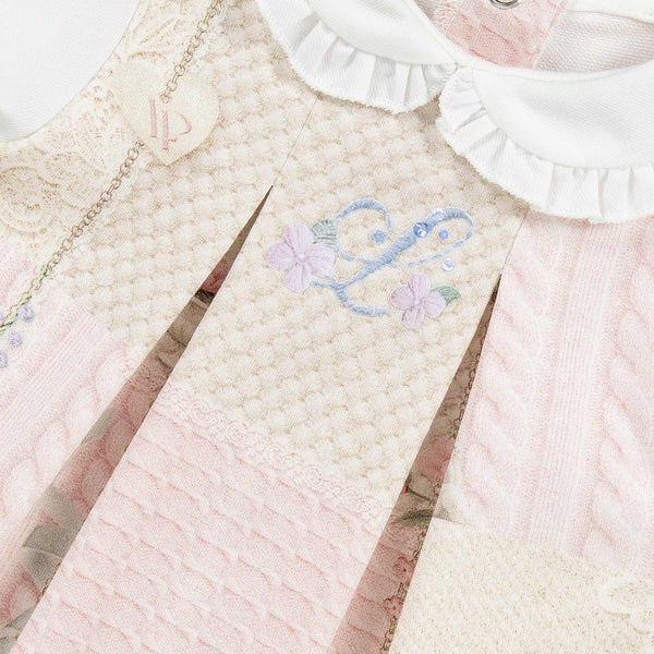 Lapin House Patchwork Sleepsuit