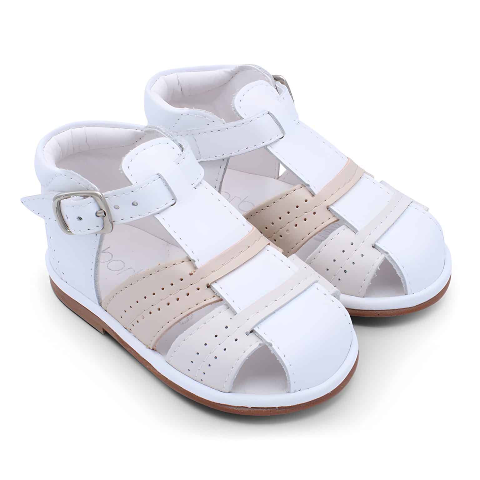 Borboleta Augusto Sandals 2 Tone Beige