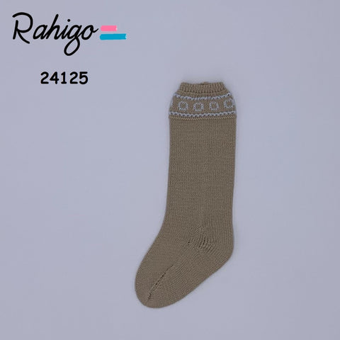 Rahigo Socks Blue/Camel