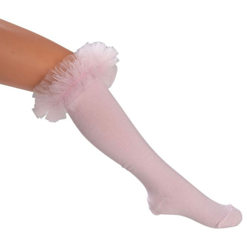 Daga Tu Tu Knee High Socks Pink