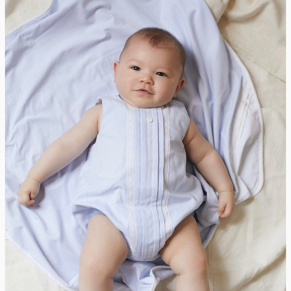 Deolinda Benji Shortie Romper Blue