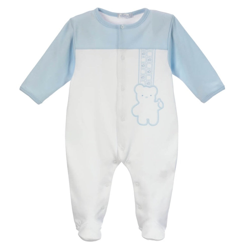 Sofija Harry Bear Sleepsuit Blue