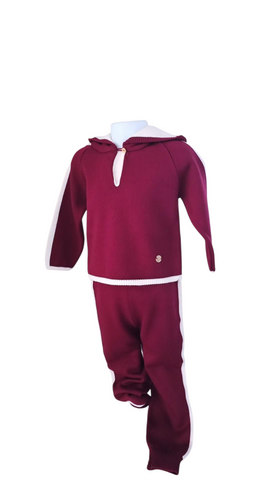 Granlei  Burgundy hooded  2 Piece set