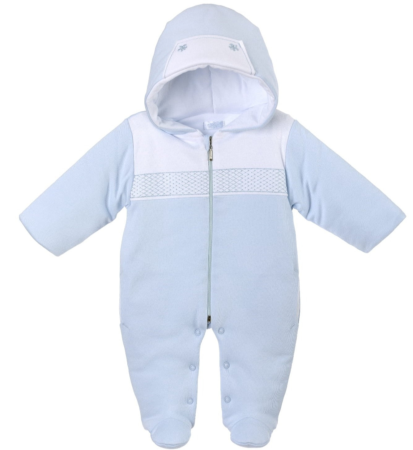 Sofija Kryspin Cotton Pram/Snowsuit Blue