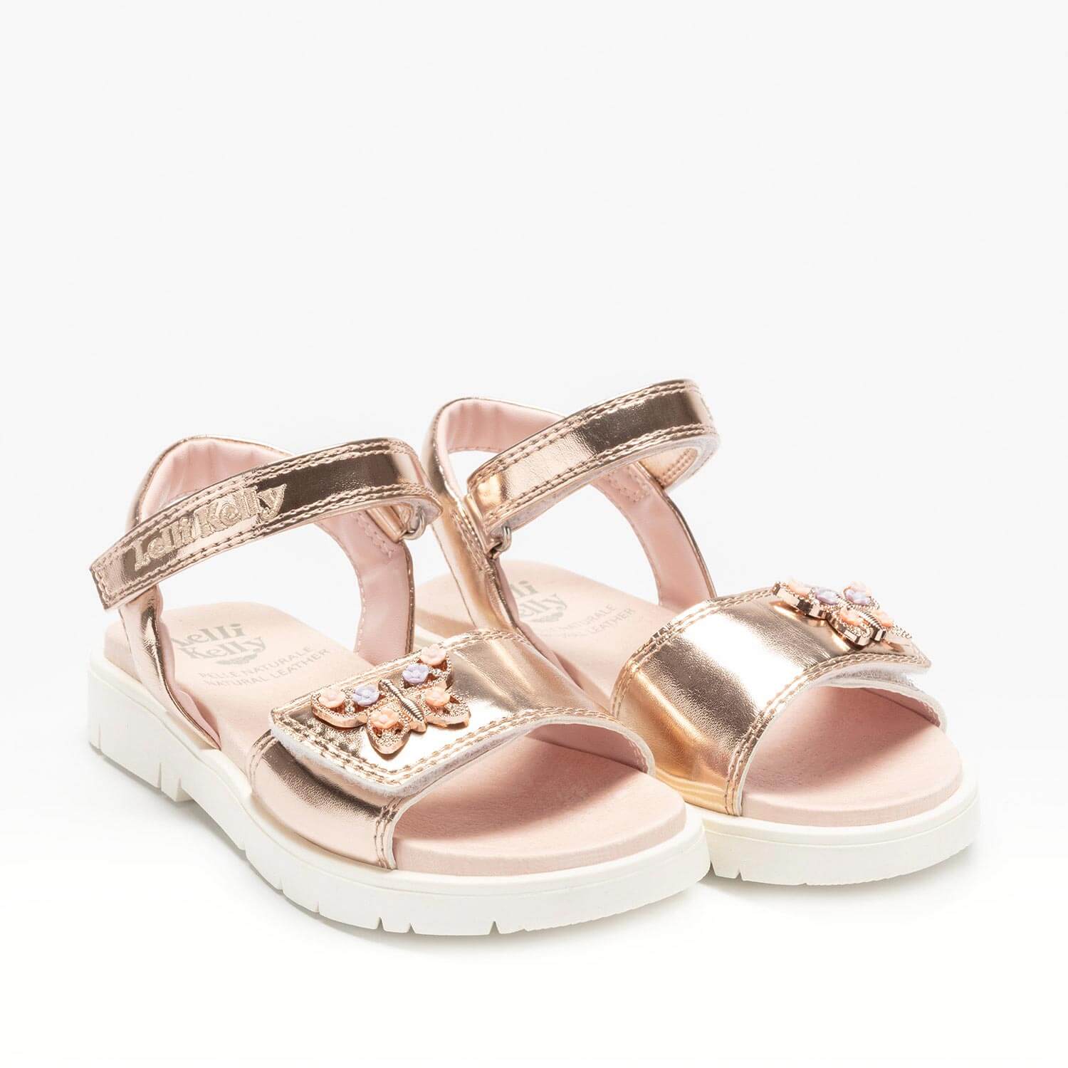 Lelli Kelly Alice Sandals Rose Gold