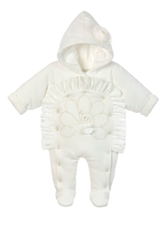 Sofija Lisa Swan Pram/Snowsuit Ivory