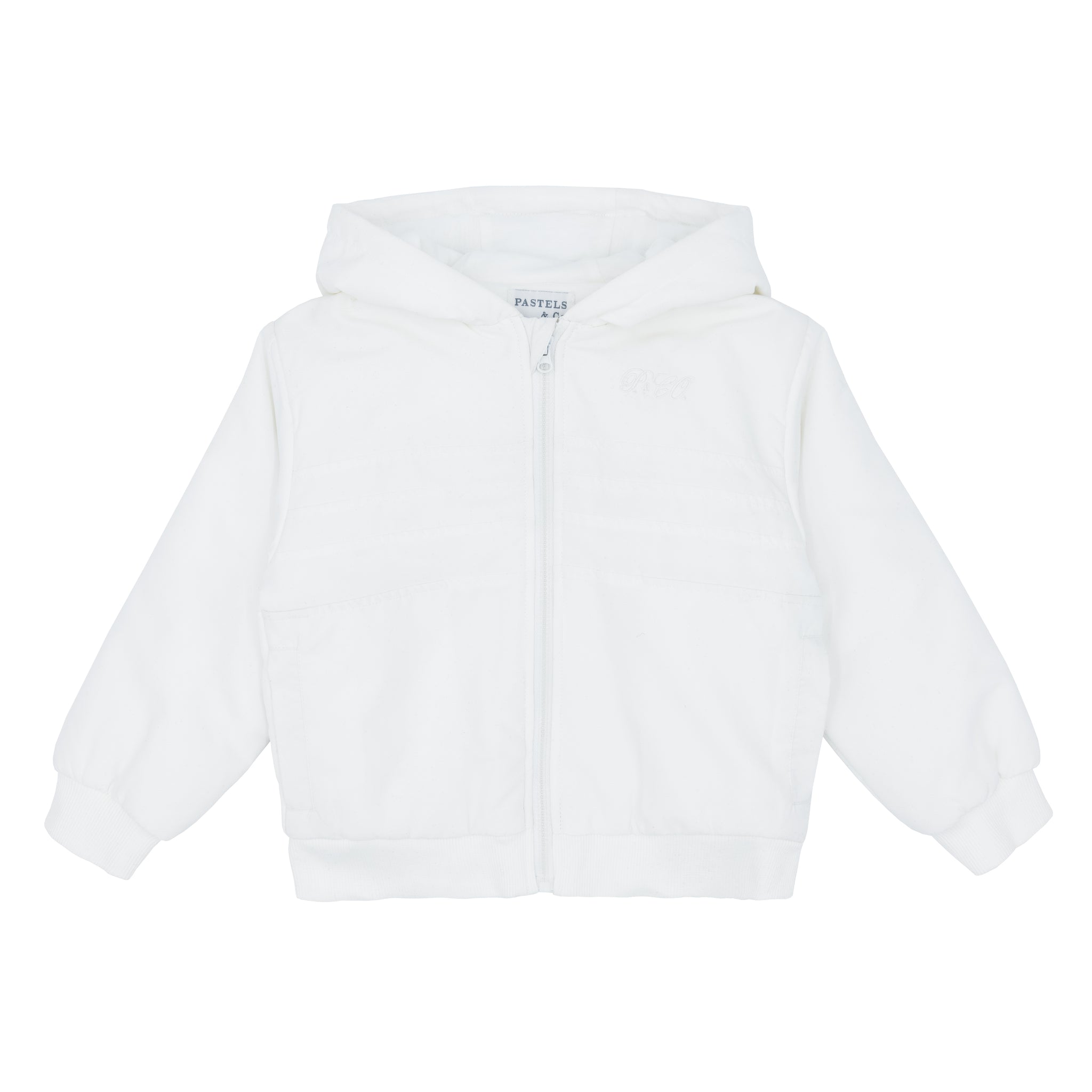 Pastels & Co Zach Hooded Jacket White