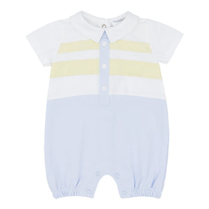 Pastels & Co Barnsley Romper Blue/Lemon