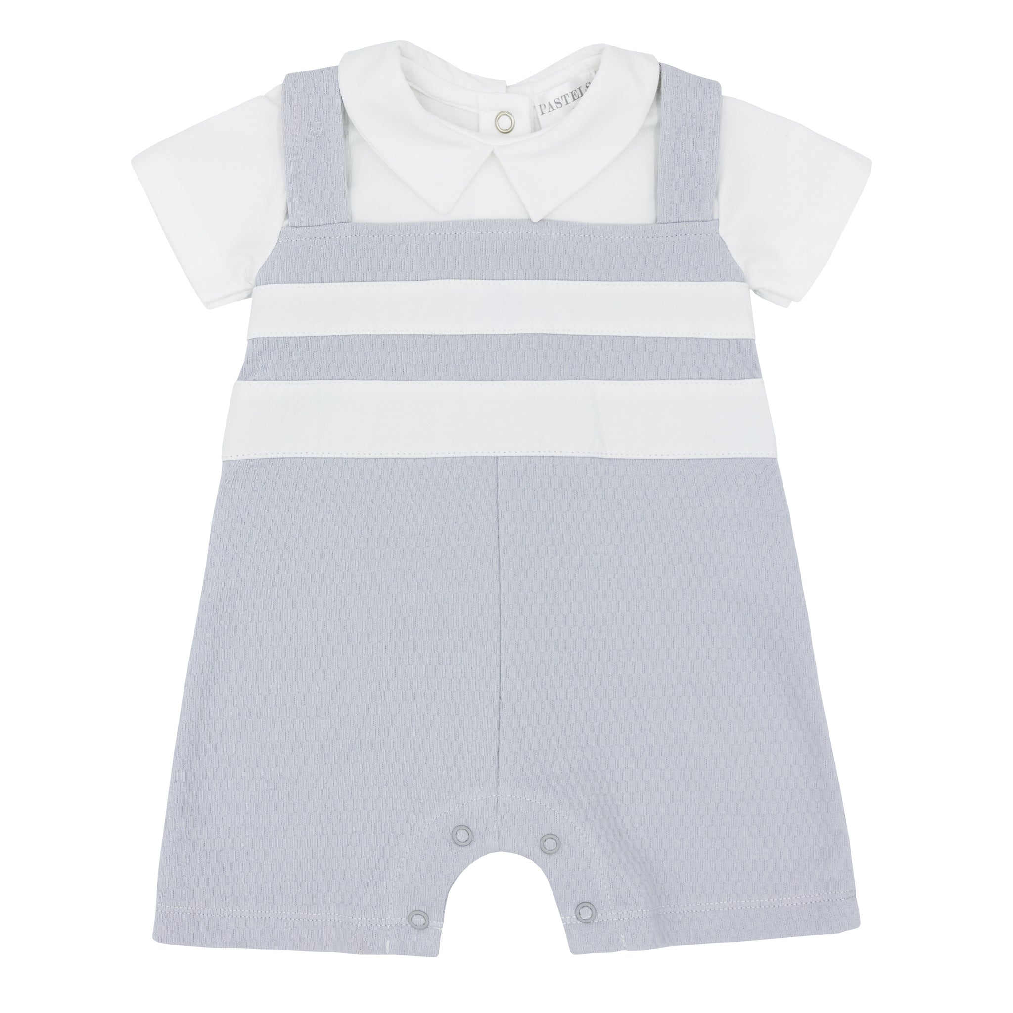 Pastels & Co Bradley Romper Grey