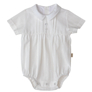 Baby Gi Cotton Ivory Romper B