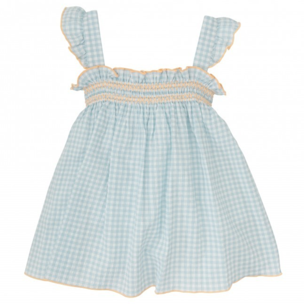 Babidu Check Dress Mint