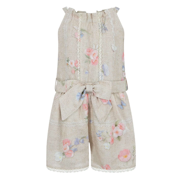 Lapin House Floral Bow Playsuit