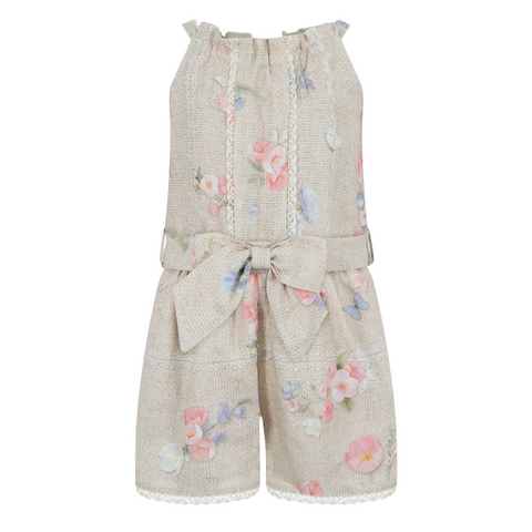 Lapin House Floral Bow Playsuit