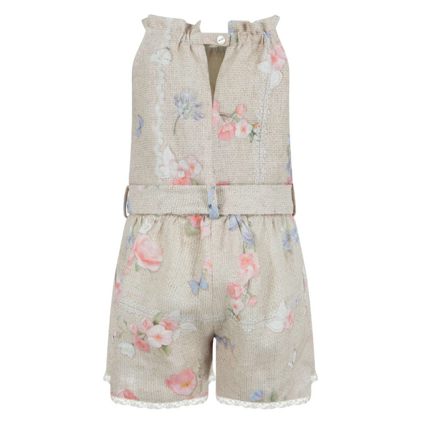 Lapin House Floral Bow Playsuit