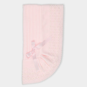 Mac Ilusion Blanket with Bow Pink