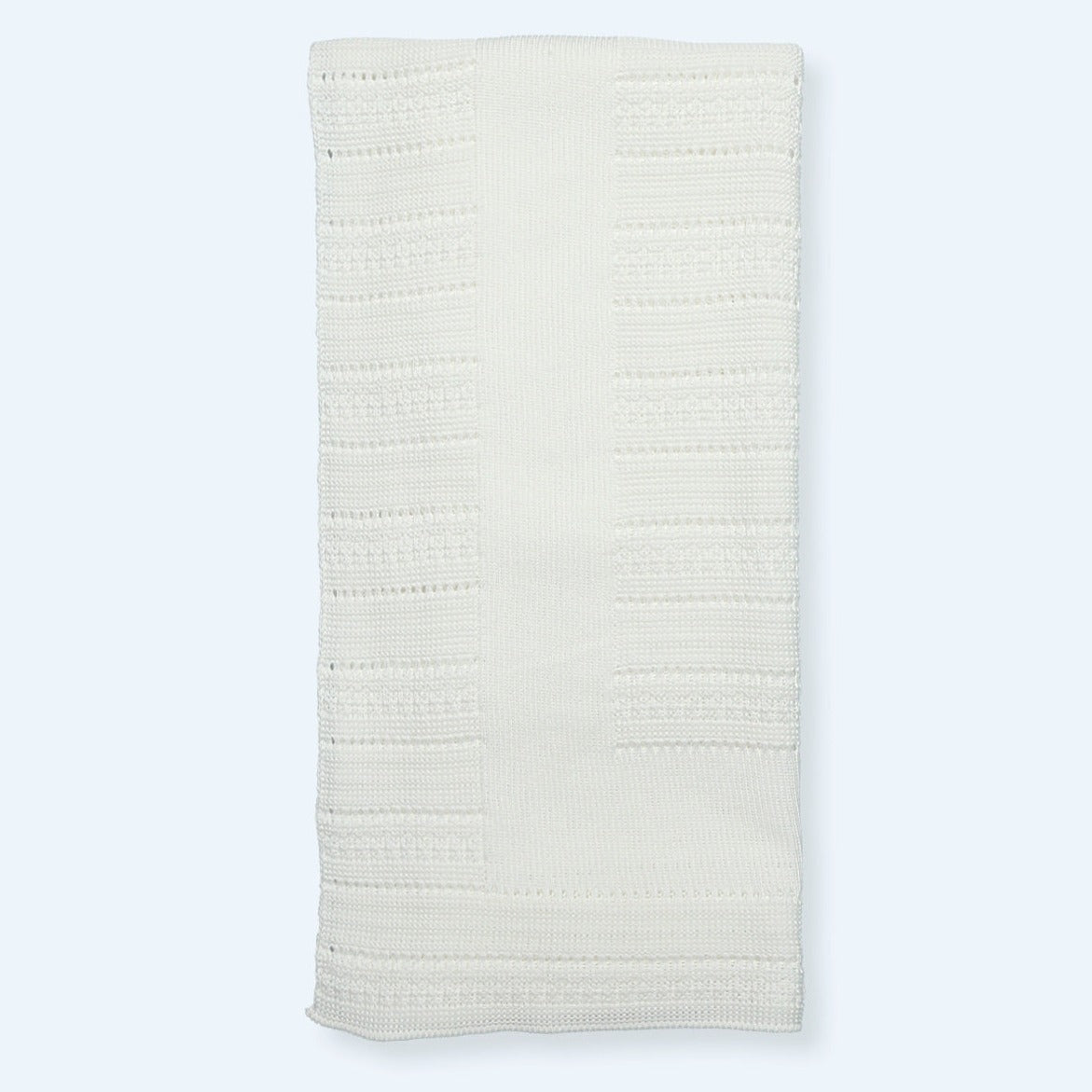 Mac Ilsuion Knitted Blanket Shawl Blanco