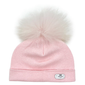 Bowtique London Matching Pom Hat Pink