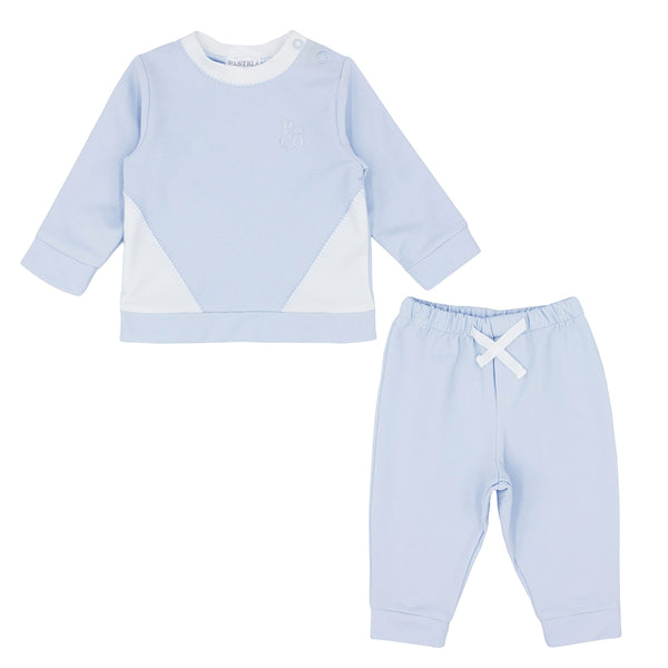 Pastels & Co Cillian Top and Jog Set Blue