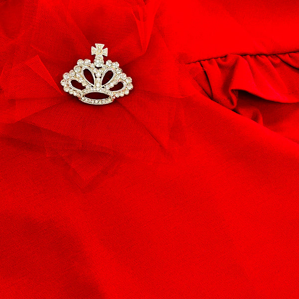 Daga Crown Dress Red