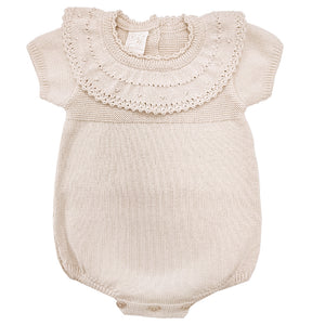 Granlei Knit Romper Natural