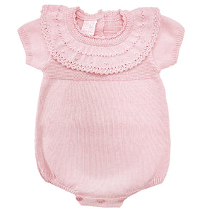 Granlei Knit Romper Pink