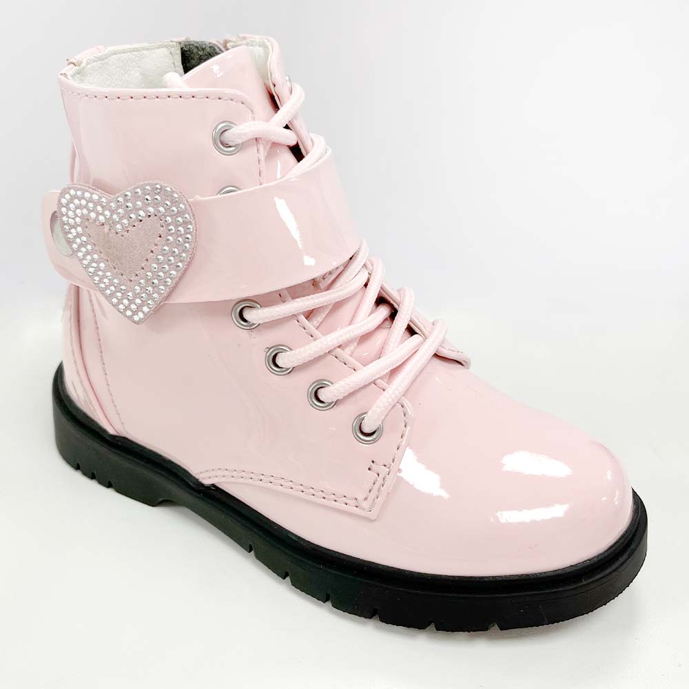 Lelli Kelly Stella Heart Boots Pink