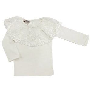 Phi Lace Tshirt Cream