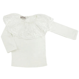 Phi Lace Tshirt Ivory