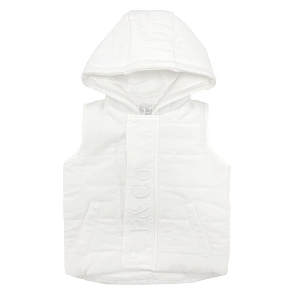 Pastels & Co Heston Gilet White – Liberty Rose Boutique