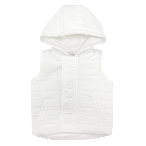 Pastels & Co Heston Gilet White