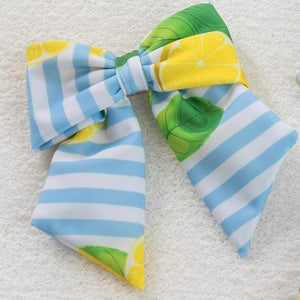 Meia Pata Lemon Bow Clip