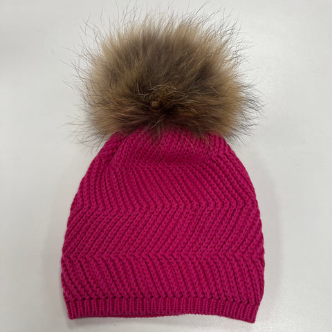 Bowtique London Pom Hat Pink