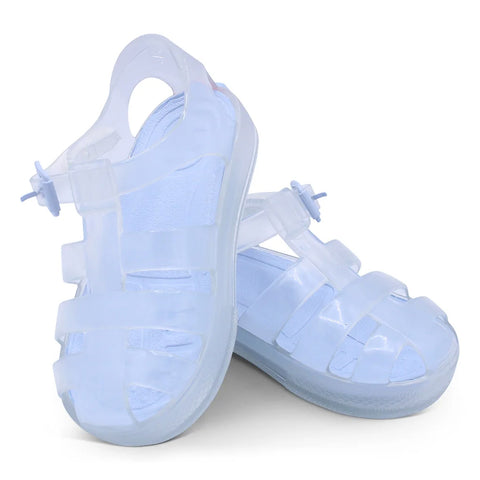 Marena Jelly Sandals Clear Blue