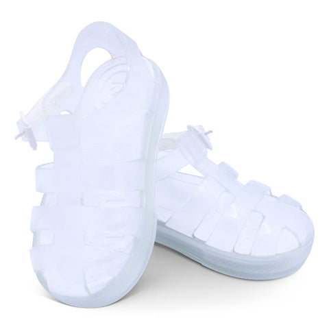 Marena Jelly Sandals Clear White