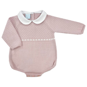 Granlei Contrast Romper Dusky Pink