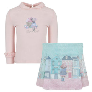 Lapin House Mouse Skirt & Blouse Set