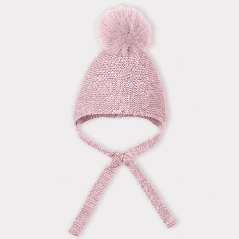 Mac Ilusion Knitted Pom Hat Orchid