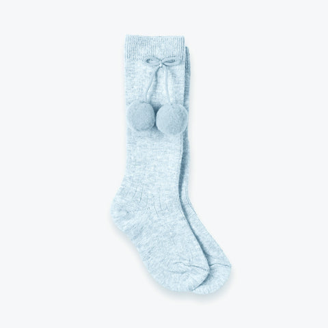 Mac Ilusion Socks with Pompom Blue