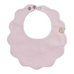 Baby Gi Cotton Scollop Bib Pink