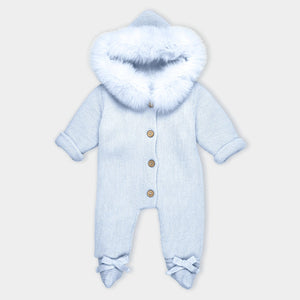 Mac Ilusion Faux Fur Snowsuit Blue