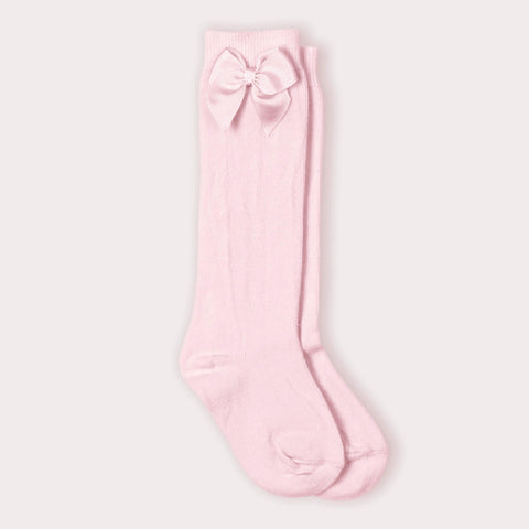 Mac Ilusion Socks with Bow Pink